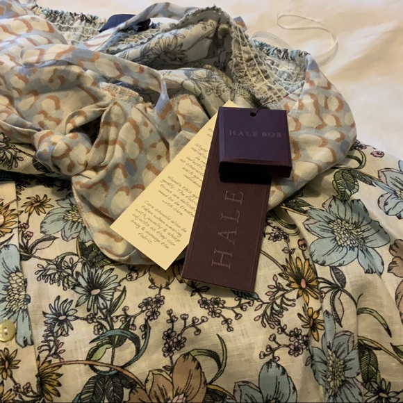 ✨H.P.✨ NWTS Hale Bob Linen Dress (M) - Picture 11 of 16